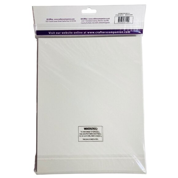 Crafters Companion Luxury Cardstock Morning Mist Pack Glitter Mirror Matt 30 Sht - Picture 3 of 8